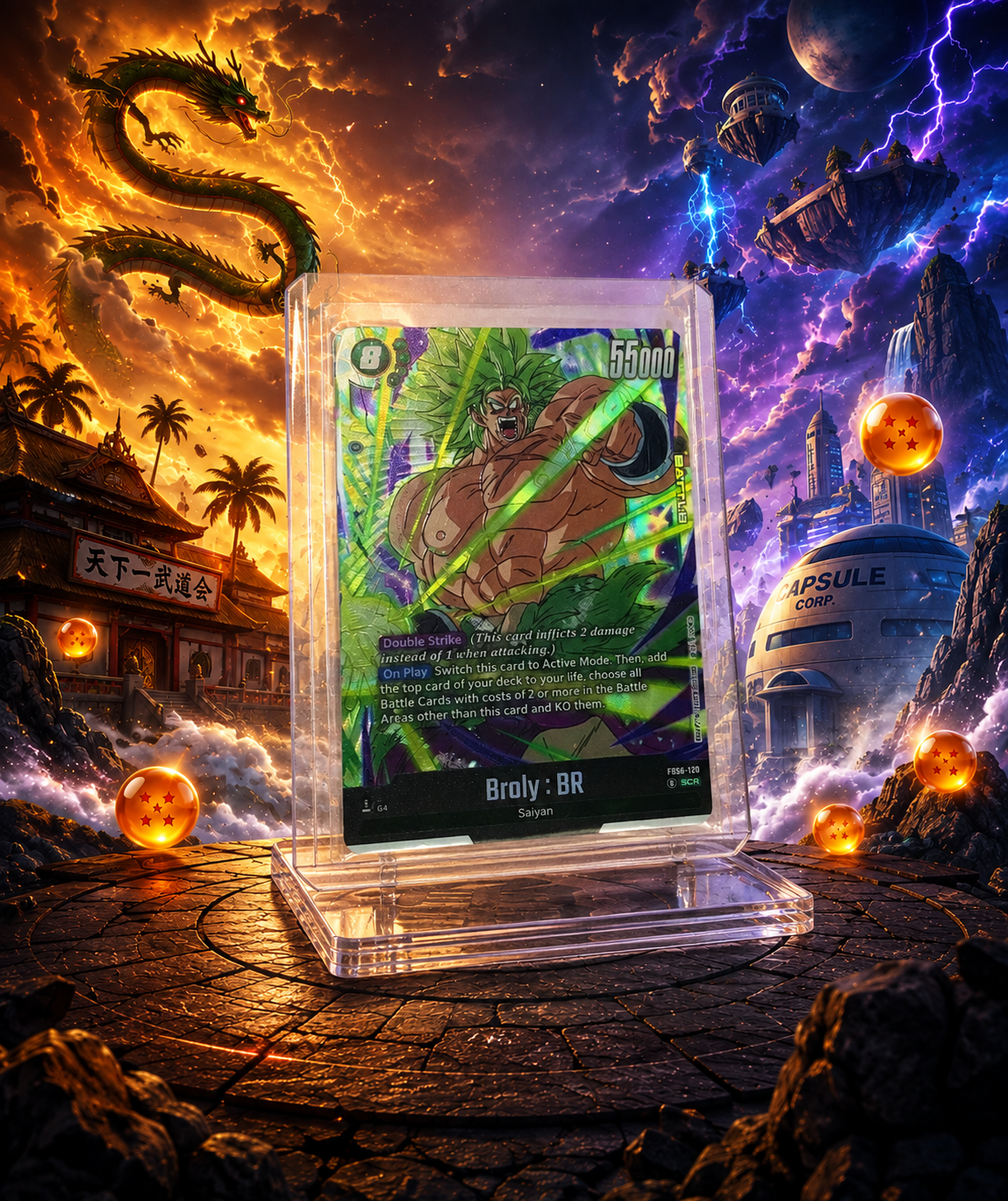 Broly : BR (FB06-120) [Fusion World] (V.1 - Secret Rare)