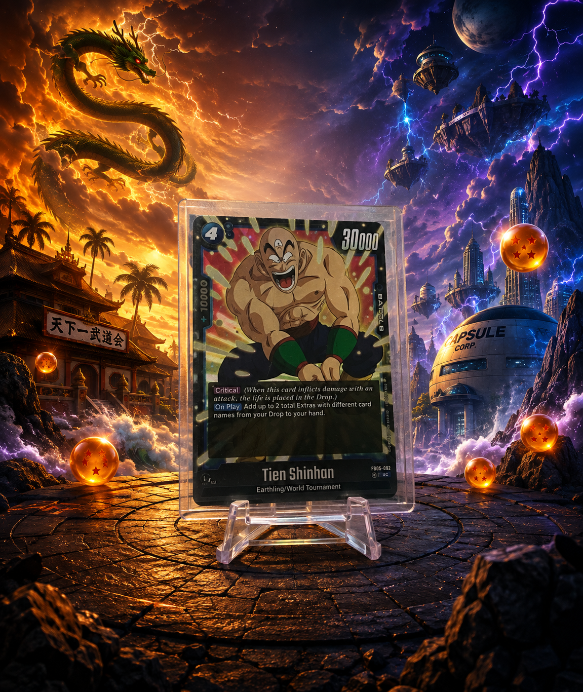 Tien Shinhan (FB06-032) [Fusion World] (V.1 - Super Rare)